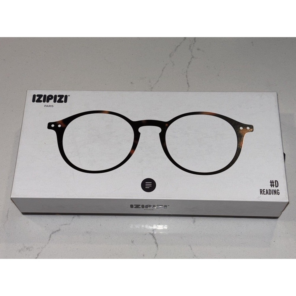 IZIPIZI READING #D Reading Glasses for Women and Men Round 1.5 Tortoise